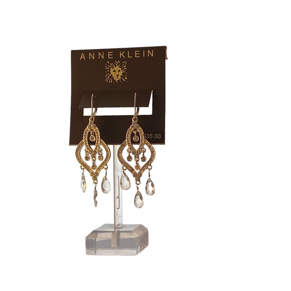 🌹On Trend-Anne Kline Chandelier Rhinestone Dangle Earrings